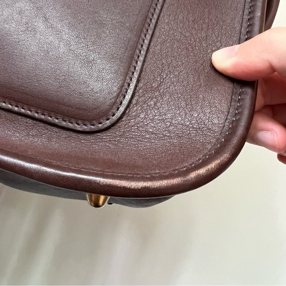 Vintage coach stewardess bag 9525 mahogany made in Costa Rica - Picture 9 of 12